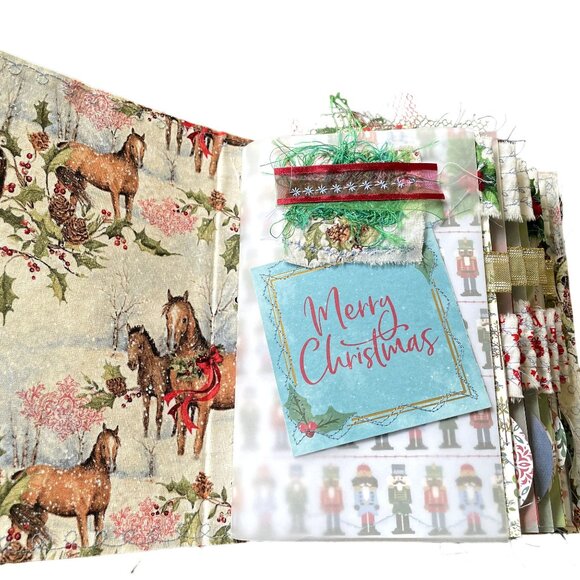 Christmas Junk Journal Album Blank Diary December Daily Writing Bonus Ephemera u - Picture 4 of 15